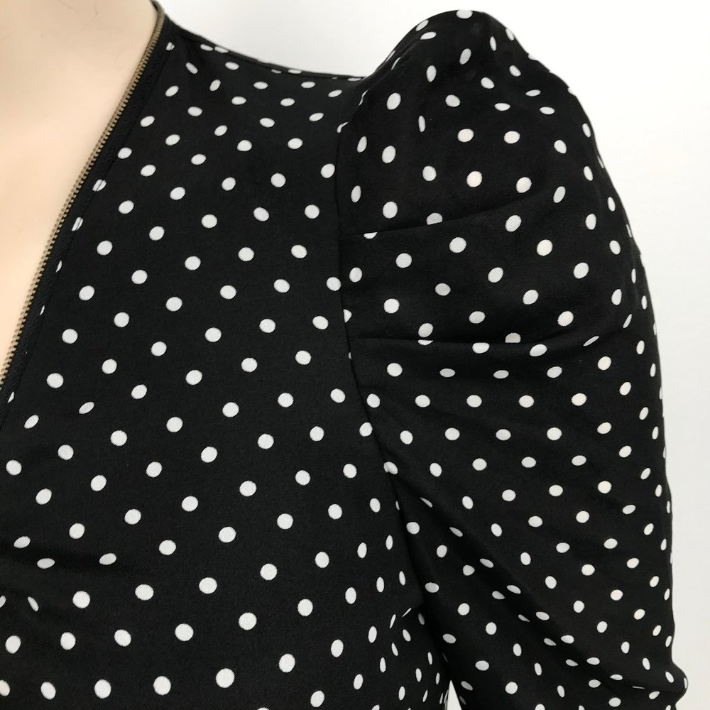 La Chappelle Zip up Blouse Size 7/8 - Picture 3 of 5
